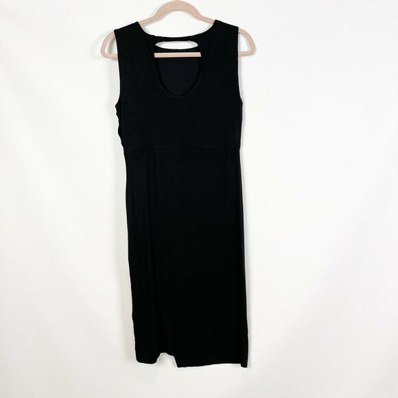 Lisa Rinna Collection Dress Side Ruched Midi NEW - Picture 5 of 6
